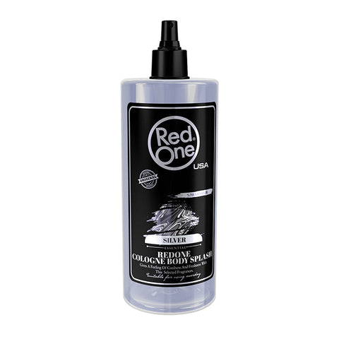 Red One after shave body cologne silver