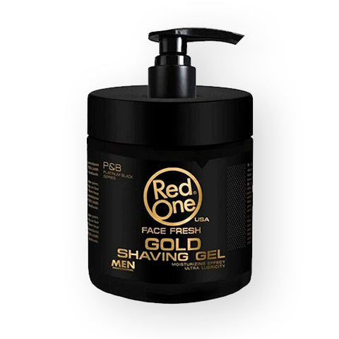 Red One shaving gel gold