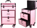 3488 pull rod cosmetic case rose