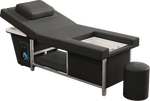 Electric shampoo bowl foot spa bed