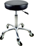 ST-003B-DFX Deluex Salon Stool with Hair-Proof Wheels