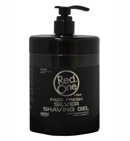 Red One shaving gel silver