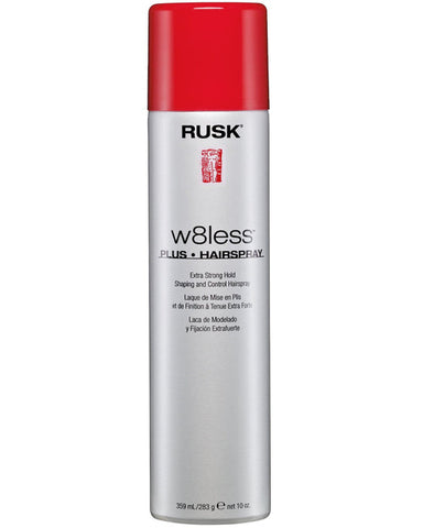 RUSK w8less plus HairSpray 10oz