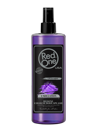 Red One after shave undulation cologne